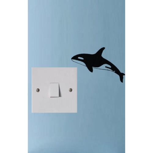 Orca Killer Whale Wall Decal Vinyl Animal Decor Switch Sticker 3SS0087