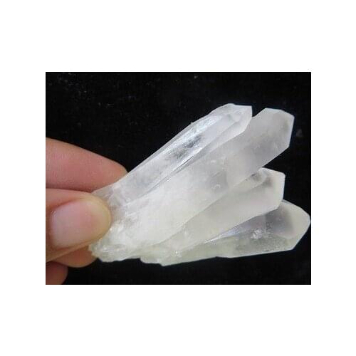 AAA Natural White Transparent Crystal Cluster Specimens 62g