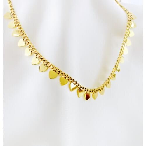 Non-Fading Stainless Steel Animal Butterfly Star Gold Women Choker Necklaces Pendants Femme Chain Jewelry Kpop Collare Gift