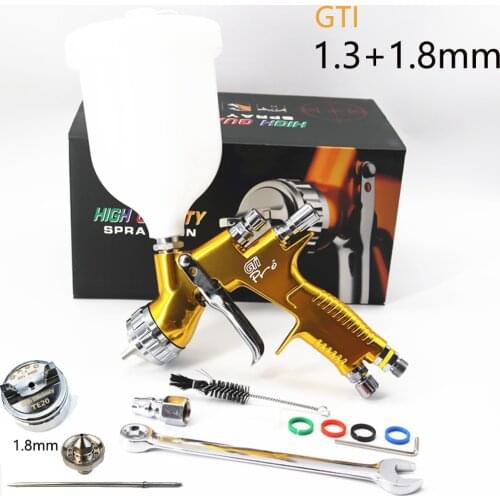 0.8 mm /1 mm Professional HVLP H-2000 mini Repair Spray Gun, Paint Spray Gun Suitable For Many Occasions Pneumatic Spray Gun