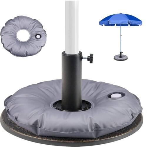 Umbrella Base Stand Round Filling Water Weight Bag Flag Accessories Outdoor Umbrella Filled Holder Parasol Water Injection Bag