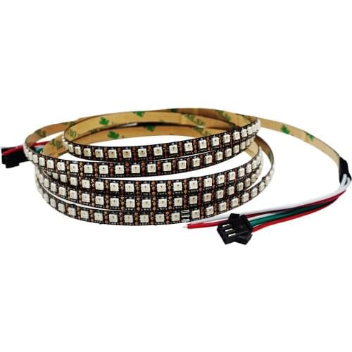 1M 2M SK6812 3535 7mm Width PCB Addressable RGB Full Color Flexible LED Strip 144Pixels/M DC5V 144LEDS/M