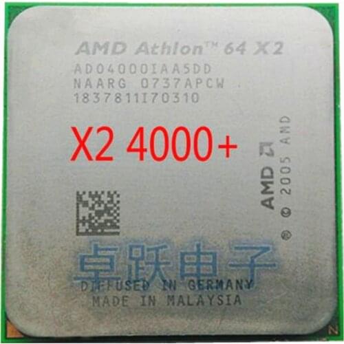 AMD Athlon 64 X2 4000+ CPU Processor (2.1Ghz/ 1M /1000GHz) Socket am2 working 100% Free Shipping