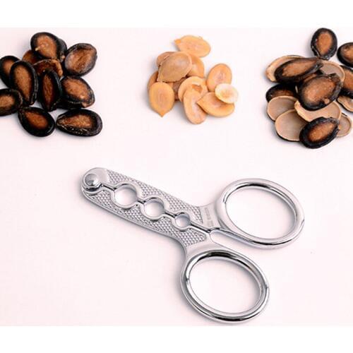 Melon Seed Pliers Scissor Melon Sheller Pliers Clamp Pine Sheller Nut Cracker Opener Stainless Steel Kitchen Household Tool