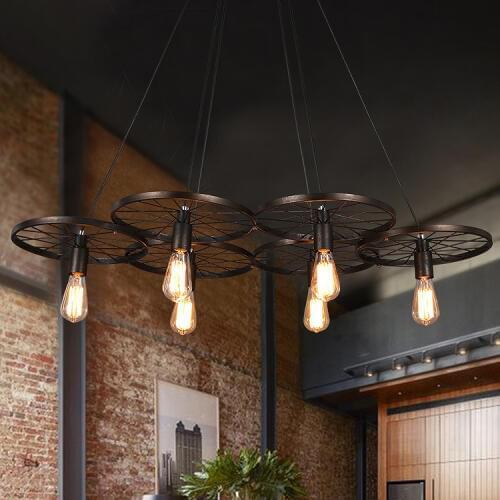 Nordic Glass Ball Pendant Lights Vintage Hoop Gold Modern LED Hanging Lamp for Living Room Home Loft Industrial Decor Luminaire