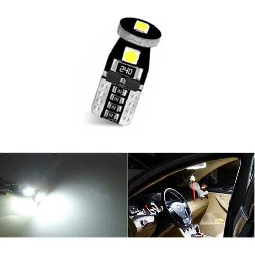 W5W T10 LED Canbus Light Bulbs For Ford Focus 2 3 Fiesta MK2 MK3 Mondeo MK4 Fusion Ranger Car Interior Lights