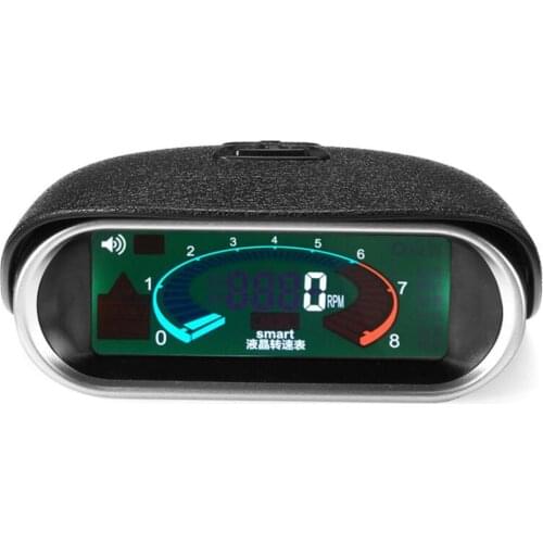 Car 50-9999RPM Tachometer LCD Digital Display Engine Tachometer Boat Truck LCD Screen RPM Meter Universal Boat Truck car