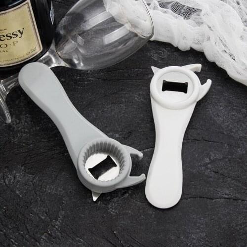 Creative Wine Bottle Opener Jar Opener Stainless Steel Multifunctionial Opener Portable Wine Beer Opener Kitchen Gadget Tools
