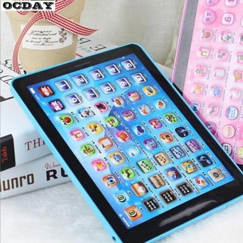 Baby Kids Touch Tablet Pad Educational Toys Early Learning Reading English Chinese Digital Machine For Children tablet infantil