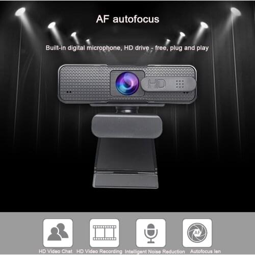 Autofocus Webcam 1080P Web Camera With Omnidirectional Microphone For Pc/Computer Usb Camera Web Cam Webcam Full HD 1080P