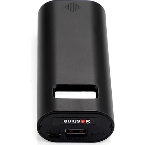 2 sections 18650 mobile power charging treasure 18650 charger LCD display outdoor solar panel input