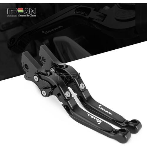 High Quality Motorcycles CNC Aluminum Adjustable Brake Clutch Lever For Vespa Granturismo 125/200 GTS 125/250 S125/150/300 Super
