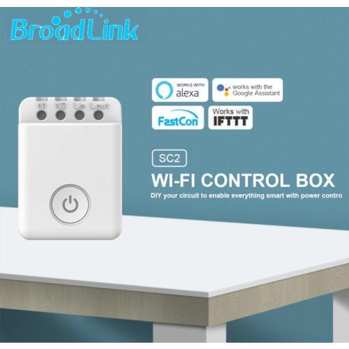 Broadlink MCB1 Smart WiFi Switch Interruptor Power Display DIY Timer APP Remote Control Automation Socket for Alexa Google Home