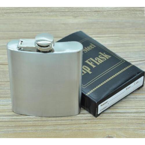 4oz 5oz 6oz 7oz 8oz 10oz Stainless Steel Hip Flask Portable Outdoor Flagon Whisky Stoup Wine Pot Alcohol Bottles