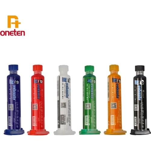 MECHANIC Solder Mask Paste UV Cured solder mask oil BGA PCB Circuit board welding Weld Flux Green Soldering Paste 10cc