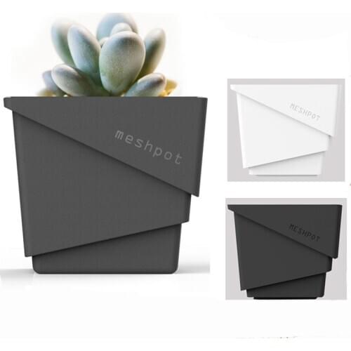 Succulents Pot Plastic Flower Pot Planter Container Garden Pot,Root Controlling Patent Technology Inner Dia. 7cm