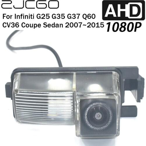 ZJCGO Car Rear View Reverse Backup Parking Reversing Camera for Infiniti G25 G35 G37 Q60 CV36 Coupe Sedan 2007~2015