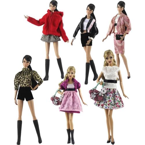 Clothing suit / coat top skirt set / Casual wear winter wear / doll accessories for 1/6 barbie xinyi FR doll / 30cm doll clothes