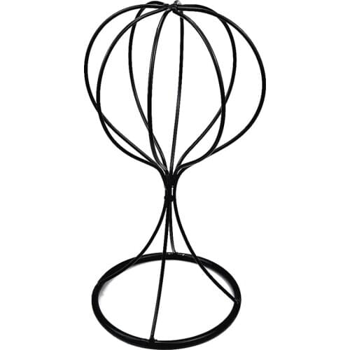 Metal Desktop Decorative Wigs Hanger Hat Helmet Cap Sunhat Display Holder Stand
