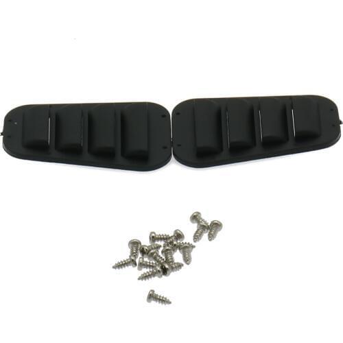 Plastic Front Hood Vent Plate Intake Grille 2PCS For Rc Hobby Model Car 1/10 Traxxas Trx-4 Land Rover Version Crawler