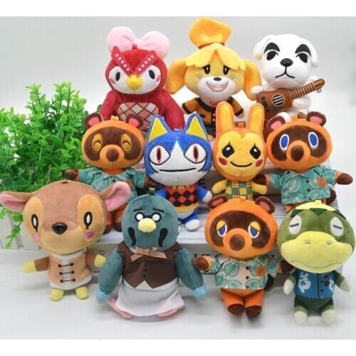 Switch Game Villagers plush Keychains Anima Crossing Key chains Fashion Jewelry Accessories Cute Shaped Pendants Keyrings