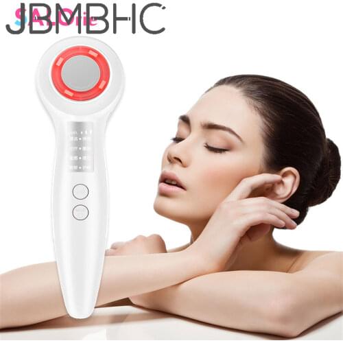 RF Facial Beauty Machine Face Eye Skin Lifting Tighten Vibration Massage Device LED Photon Rejuvenation Therapy Cleansing Tool