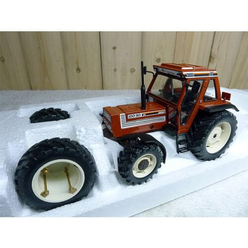 RE P 1:32 FIAT 100-90 Terracotta DW Tractor Alloy Metal Diecast Cars Model Toy Vehicles For Children Boy Toys