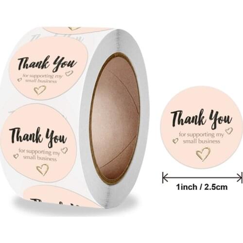 Thank You Stickers For Supporting My Small Business Seal Labels For Handmade Baking Package Gift Decor Scrapbooking stickers
