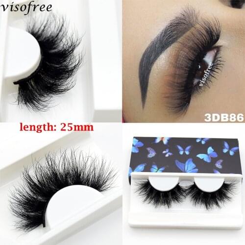 Visofree 3D Faux Mink Eyelashes Natural Thick Long False Eyelashes Dramatic Fake Lashes Makeup Extension Eyelashes maquiagem