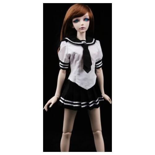 [wamami] 251# Black Sailor Dress/Suit 1/4 MSD1/3 SD DZ AOD LUTS BJD Dollfie