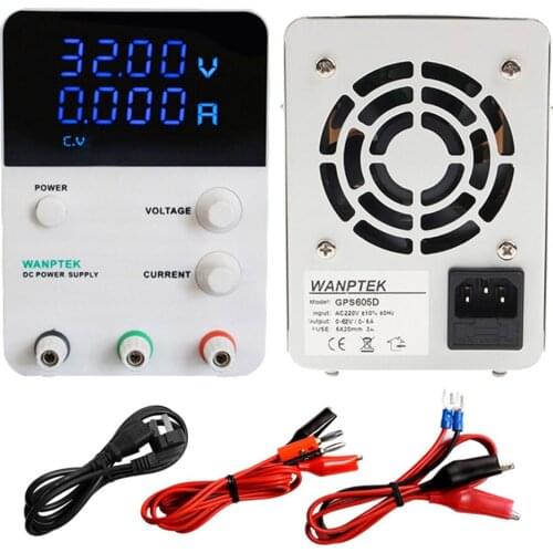 Wanptek GPS605D 60V5A High-Precision Adjustable DC Variable Power Supply Digital Transformers Switching Test Power Supply