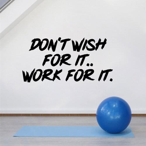 Funny GYM Wall Sticker Pvc Wall Stickers Wall Art Wall Paper For Living Room Kids Room Wall Art MURAL Drop Shipping