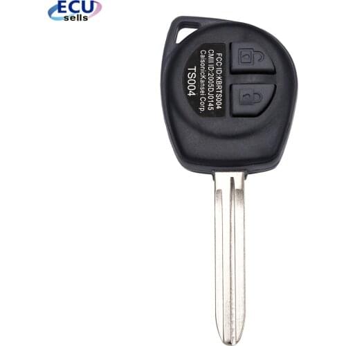 Replacement 2 Button Remote Car Key Case Cover Fob Key Shell For Suzuki Swift Grand SX4 Grand Vitara Swift Liana Key + Button Pa