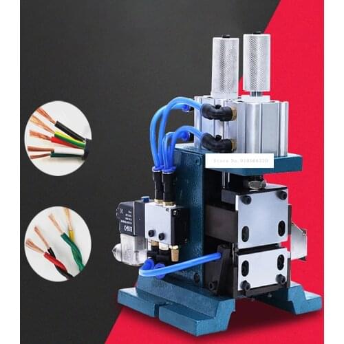 ZC-3F High Efficiency Pneumatic Stripping Machine Quality Multi-Core Sheathed Wire Twisting Machine Cable Peeling Machine 220V
