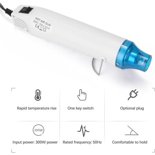 1pc High Quality 110V/220V Electric Soft Ceramic Hot Air Gun/Heat Gun with Supporting Seat DIY Tool Heat Gun Power Tool