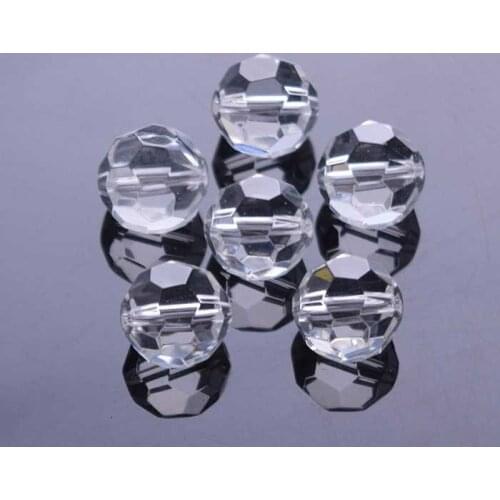 1000pcs/lot Good Quality Clear Colors 6mm Crystal Glass Faceted Round Beads Diy Jewlery For Crystal Chandelier Lamp Parts