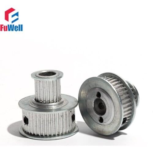 2GT-20T 40T Double Head Timing Pulley 6/8mm Bore Toothed Belt Pulley 2mm Teeth Pitch 20Teeth 40Teeth Transmisson Pulley