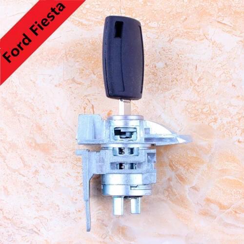 For Ford Fiesta Front Car Door Lock Cylinder With One Key,Auto Locks Cylinder For Car Lock Reparing