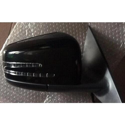 For Mercedes-Benz CLA class W117 Car Outside Rearview Mirror 2013-2019 Auto Rear View Side Mirror Cover Black Sliver Primer