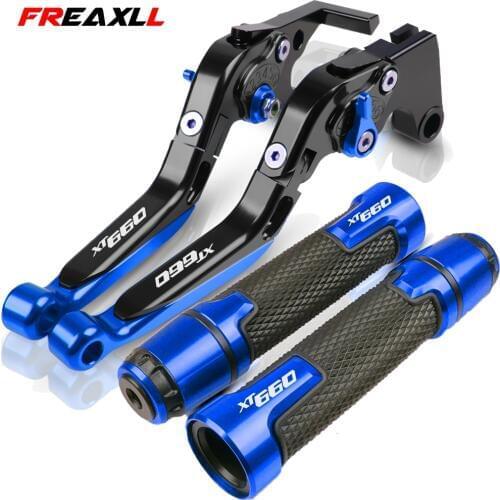 For YAMAHA XT660 XT 660 XT660X XT660/X/R 2004-2017 2016 2015 2014 2013 2012 Motorcycle Grips Handle Grips Brake Clutch Levers