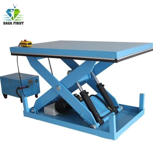 China Manufacture Factory 1000Kg 2000Kg 4000Kg Load Capacity Industry Workshop Customized Electric Hydraulic Scissor Lift Platfo