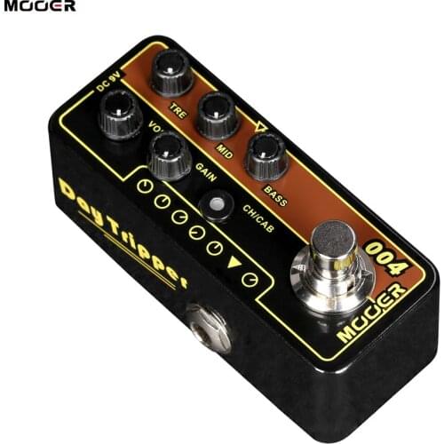 MOOER MICRO PREAMP Series 004 Day Tripper 60s UK Twang Digital Preamp Preamplifier Guitar Effect Pedal True Bypass