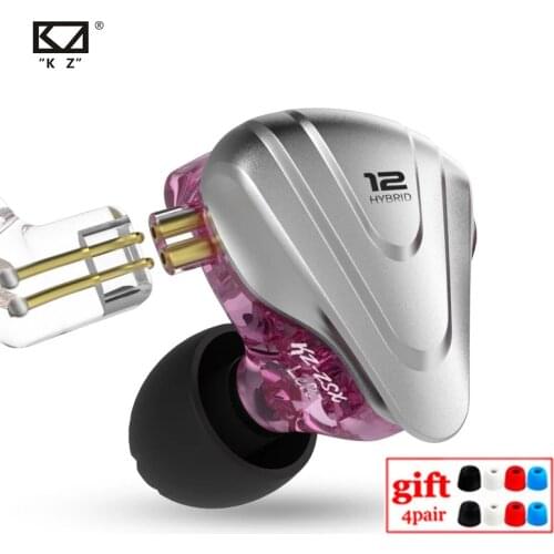 KZ ZSX 1DD+5BA HIFI Bass Earbuds Hybrid Drivers In-Ear Monitor Noise Cancelling Earphones Metal Headset KZ ZAX ZS10 PRO ASX DQ6