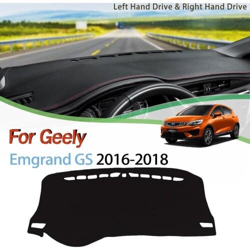 Anti-Slip Mat For Geely Emgrand GS 2016 2017 2018 Dashboard Cover Pad Sunshade Dashmat Protect Carpet Anti-UV Car Accessories