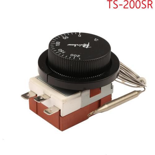 TS-200SR Rainbow 0 -200 Celsius 3-feet Temperature Controller Switch Knob Thermostat Liquid Expansion Adjustable Water Boiler
