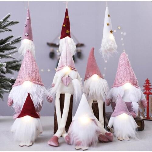Christmas Creative Scavenger Doll Santa Claus Snowman Fabric Doll Christmas Gifts Childrens Toys Holiday Decoration Ornaments