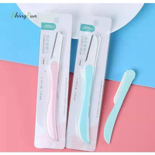 Folding Eyebrow Razor with Protection Net For Women Makeup Beauty Tool