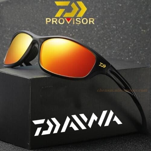 DAIWA 2021 New Fashion Polarized Sunglasses Men Brand Designer Vintage Outdoor Driving Sun Glasses Male Goggles Shadow UV400