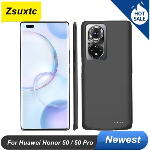 6800Mah Smart Battery Charger Case For Huawei Honor 50 50 Pro Power Bank For Huawei Honor 50 Pro Battery Case Phone Cover Cases