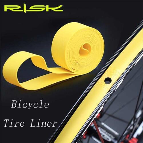 RISK 2pcs/lot Bicycle Tire Protection Liner Mountain Road Bike Dead Fly Bicycle Puncture Proof Belt 29/26/27.5*20mm 700c*18mm
